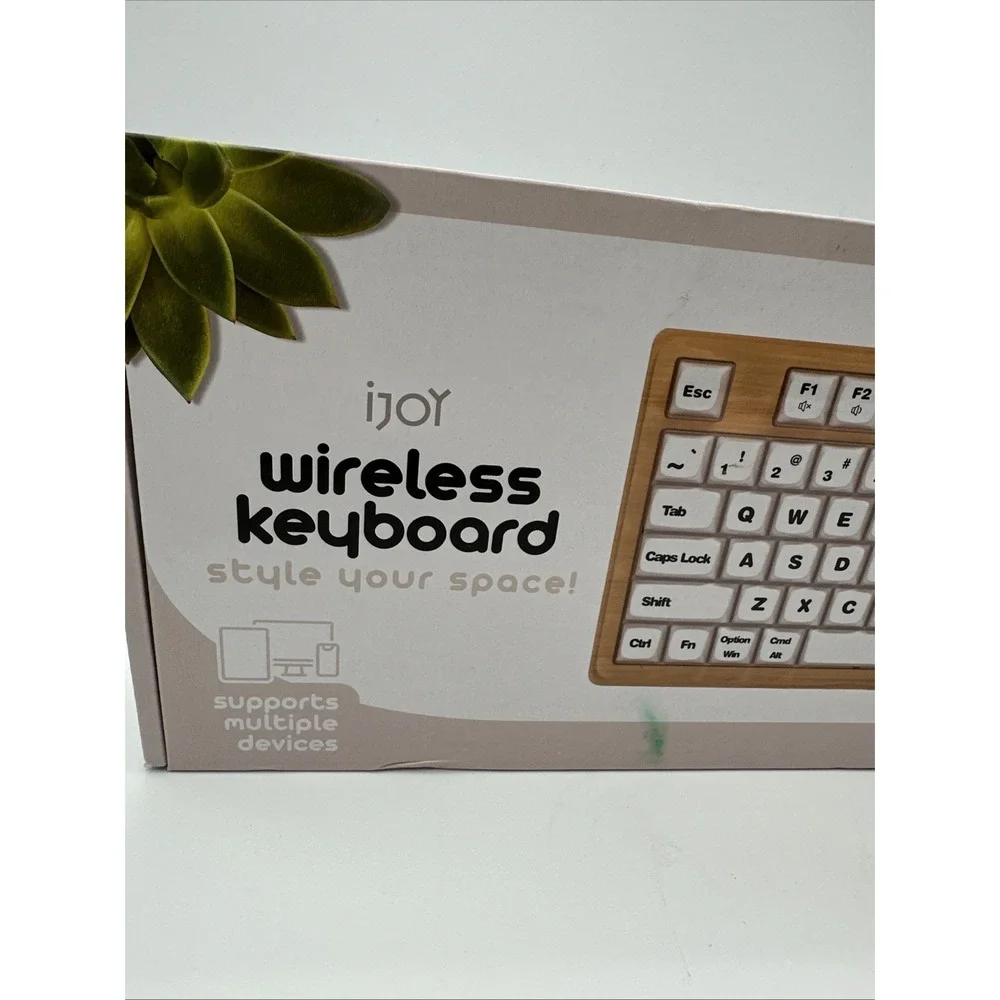 iJoy Wireless‎ Wooden Keyboard - Open Box